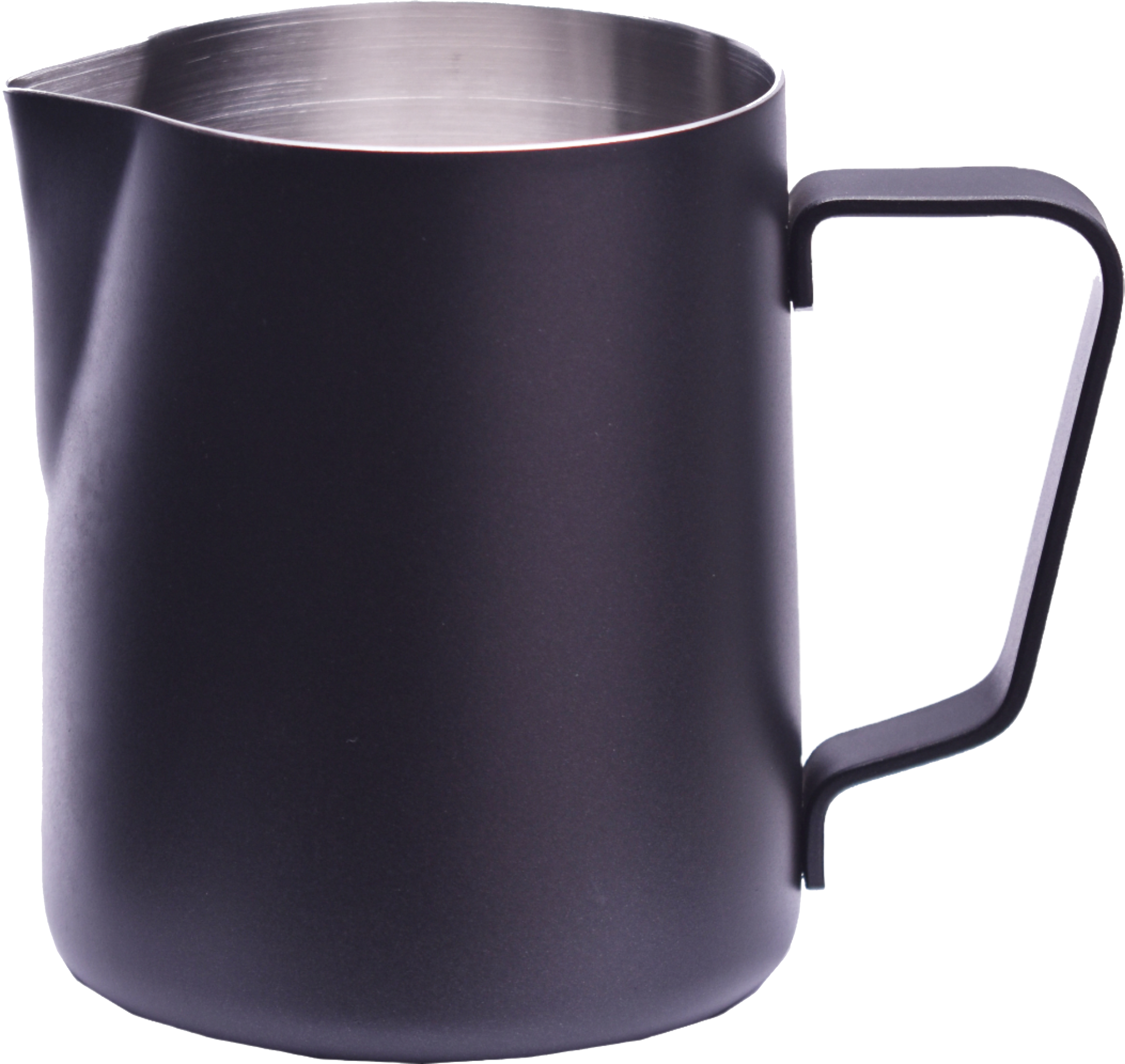 joefrex Milchkännchen Pulverbeschichtung Schwarz 350/590ml