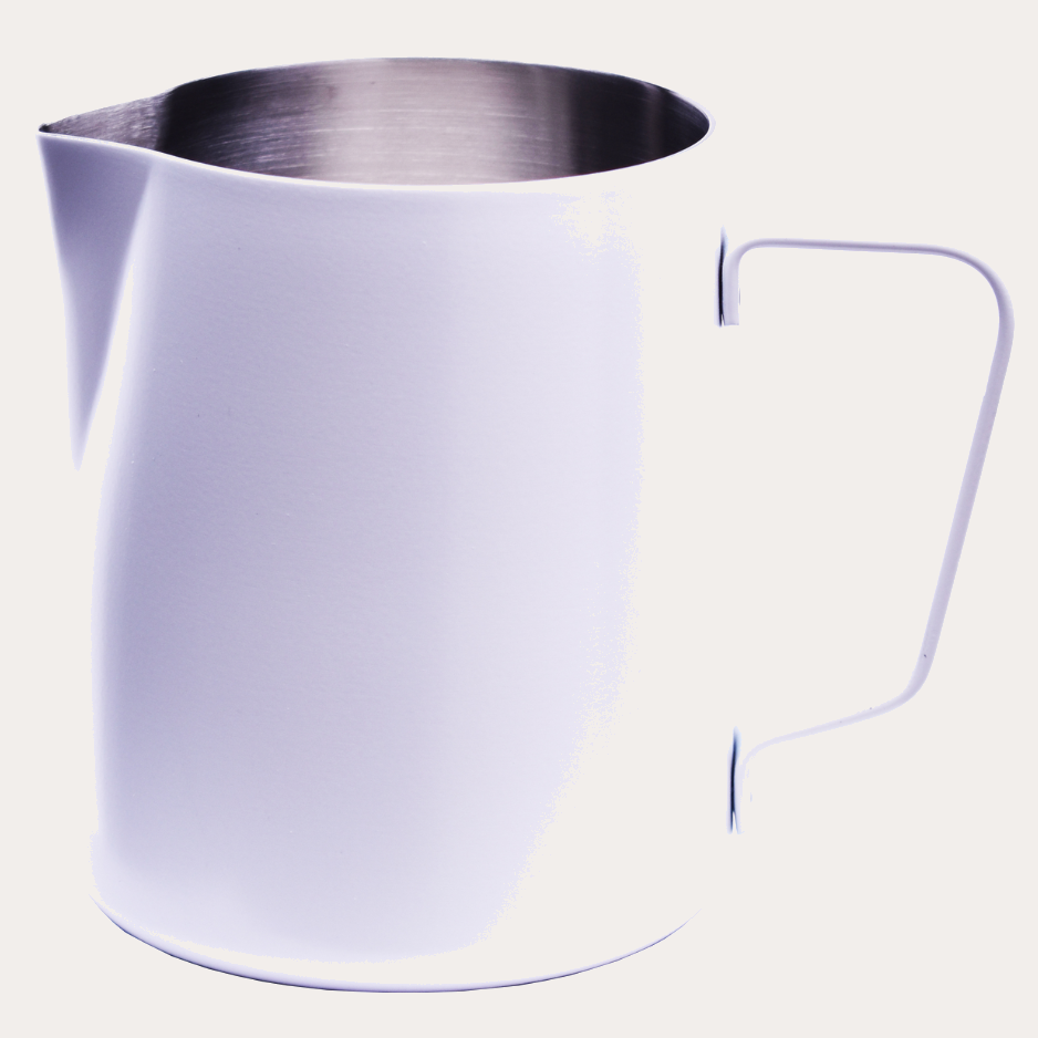 joefrex Milchkännchen Pulverbeschichtung Weiß 350/590ml