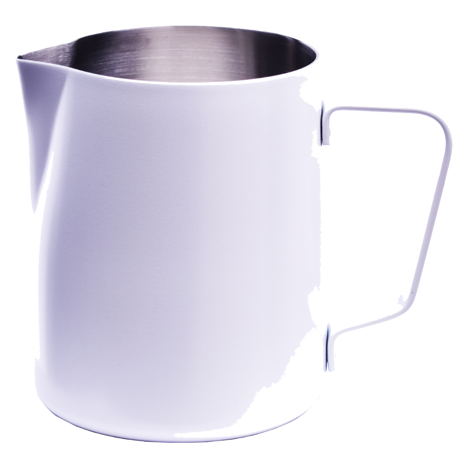 joefrex Milchkännchen Pulverbeschichtung Weiß 350/590ml
