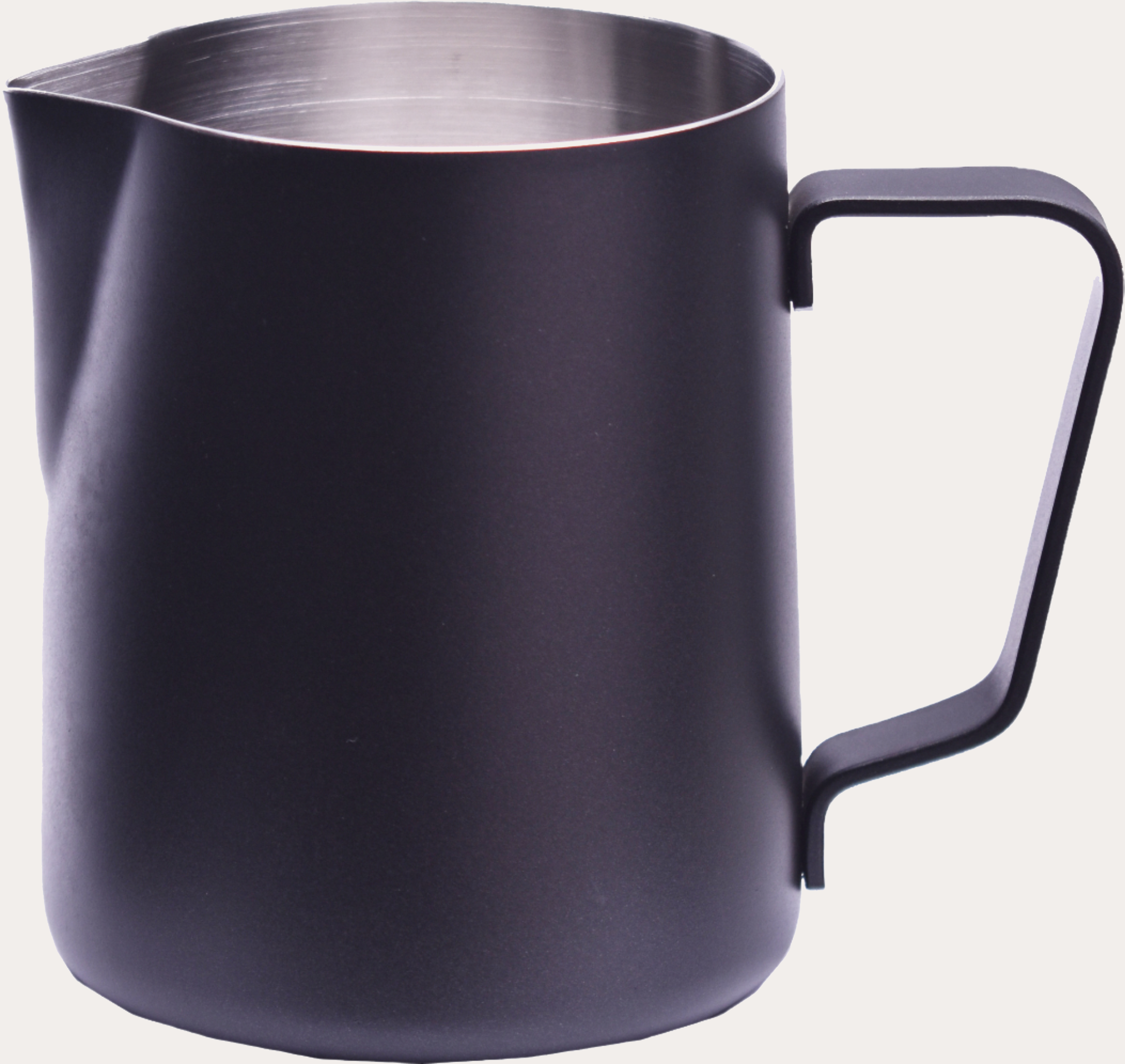 joefrex Milchkännchen Pulverbeschichtung Schwarz 350/590ml